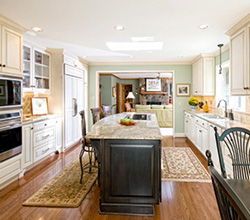 Blue Ridge Cabinetry with island